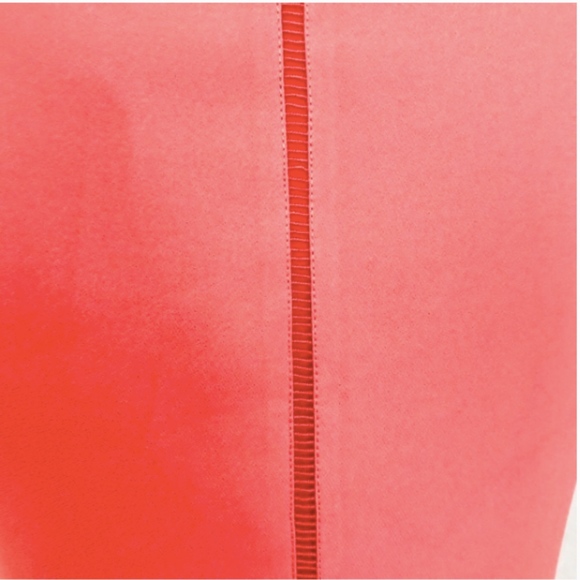 Banana Republic Coral V-Neck Ladder Stitch Dress - Picture 7 of 8